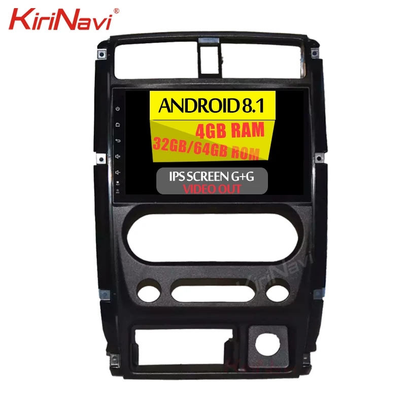 KiriNavi 2 Din Android 8,1 автомобильный Dvd Gps навигатор для Suzuki Jimny Android автомобильный Радио мультимедийный плеер- Bluetooth