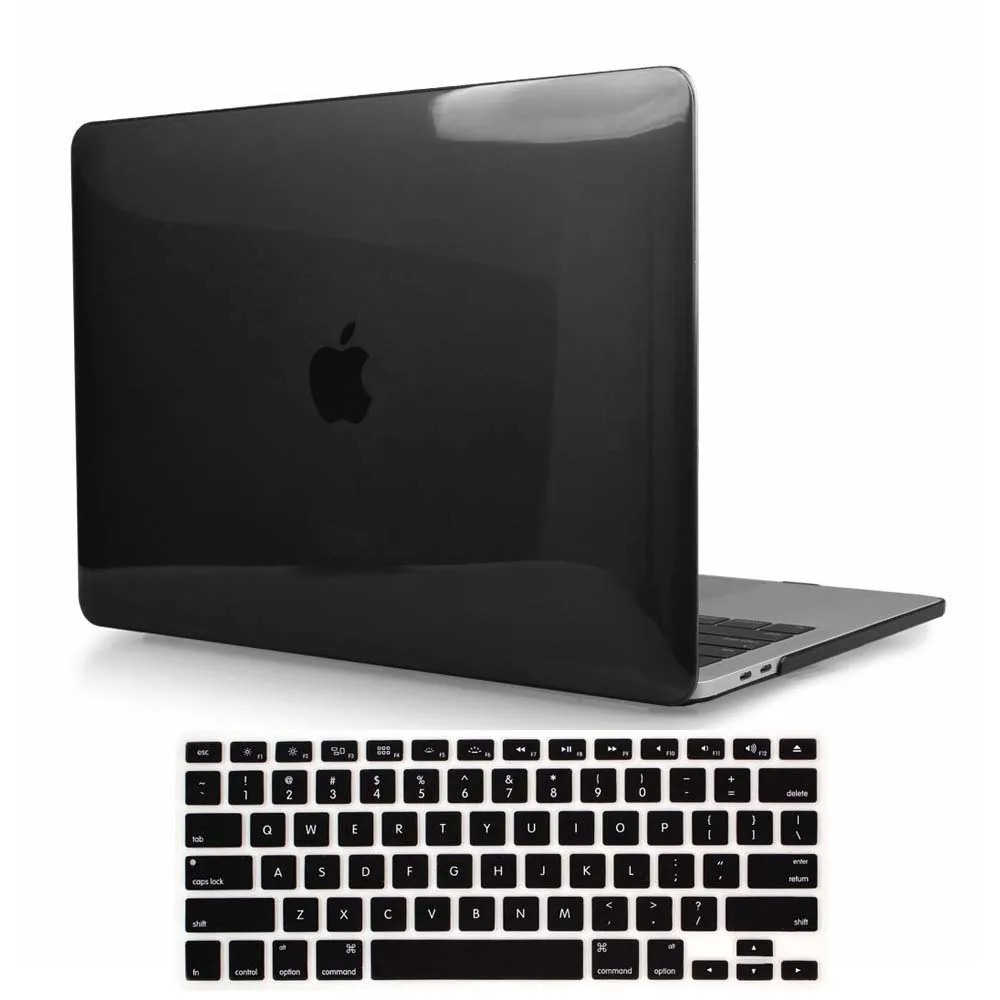 KK & LL чехол для Apple MacBook Air Pro Retina 11 12 13 15 черный защитный с кристаллами ноутбука +