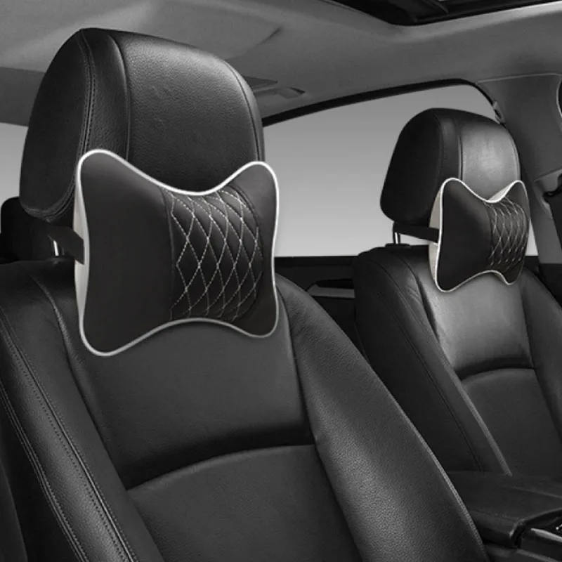 

Four Seasons Universal Car Front Seat Neck Headrest Pillow Soft Head Support Neck Protector Seat Neck Rest Interior Accessories