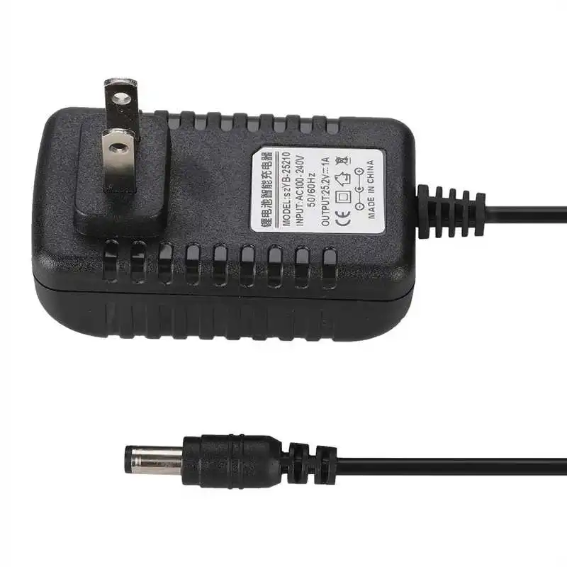 25.2V/1A Li ion Fast Charger Adapter Input with Multi Protections Lithium Battery Charger Adapter charger adapter battery charger fast charger battery charger adapter