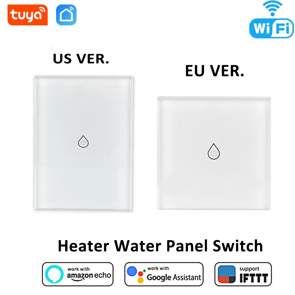 

Tuya Smart Life Heater Water Panel Switch off work APP Smart Remote Control Hot Water Compatible Amazon Alexa Google Home IFTTT
