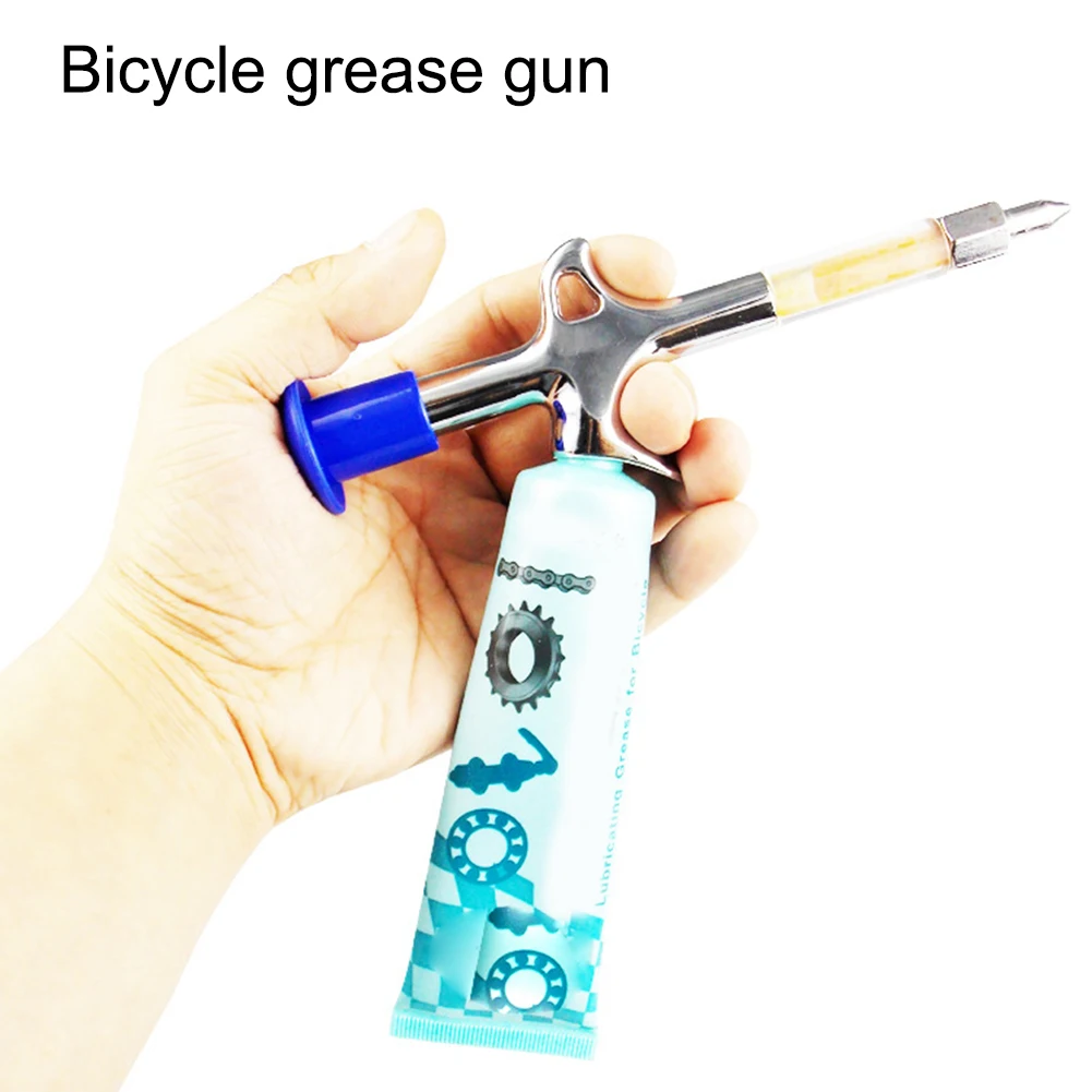 

Bicycle Grease Injector Mountain Bike Bearing Hub Axis Grease Lubricating Oil Tool