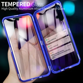 

front+back double-sided glass case for huawei 20 honor 20pro xonor 20 pro magnetic flip cover case hauwei nova 5t nova5t 5 t t5