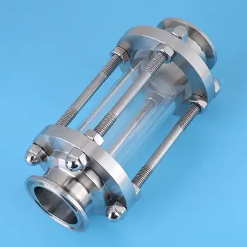 

304 Flow Sanitary Sight Glass Tri Clamp Type 38 Stainless Steel Pipe Fittings
