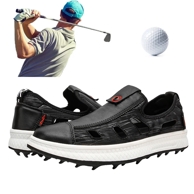 mens slip on golf shoes
