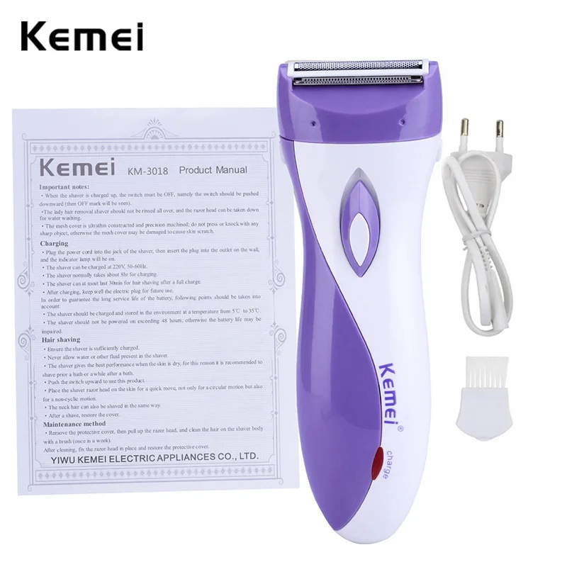 110-240 В kemei женский станок для бритья уход за лицом женский эпилятор перезаряжаемый электрический эпилятор устройство