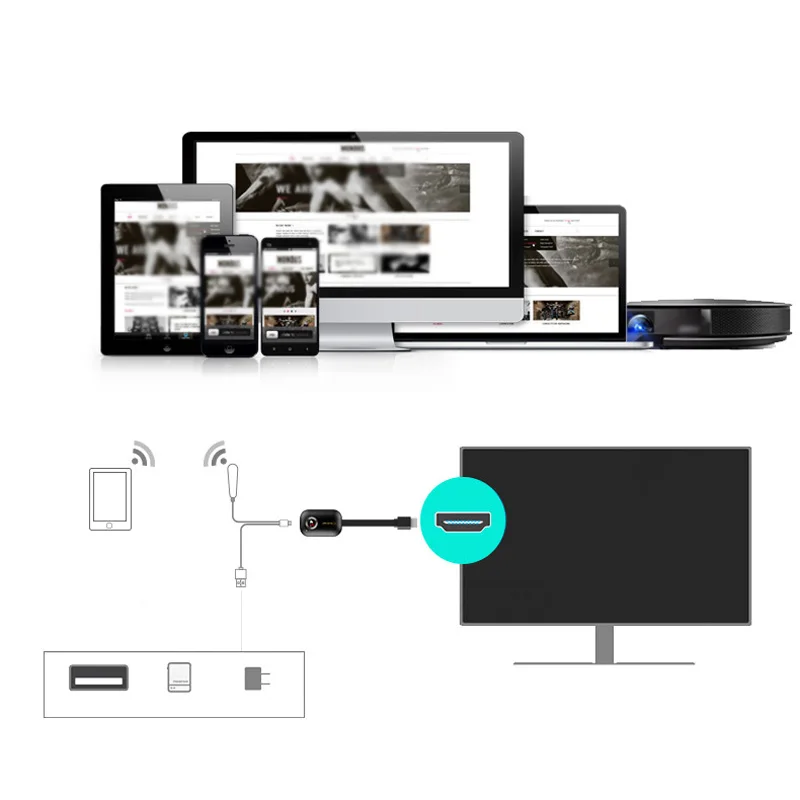 G9 беспроводной дисплей HDMI экран плеер 600 МГц DDR3 128 Мб для IOS Android