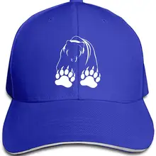 Бейсболка унисекс с рисунком медведя и лапы, Классическая Регулируемая Кепка на липучке