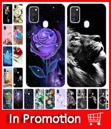 For Samsung M30S Case Silicone Soft TPU Phone Case Cover For Samsung Galaxy M30S Case m30s M 30S 6.4'' Flower SM-M3070 Para