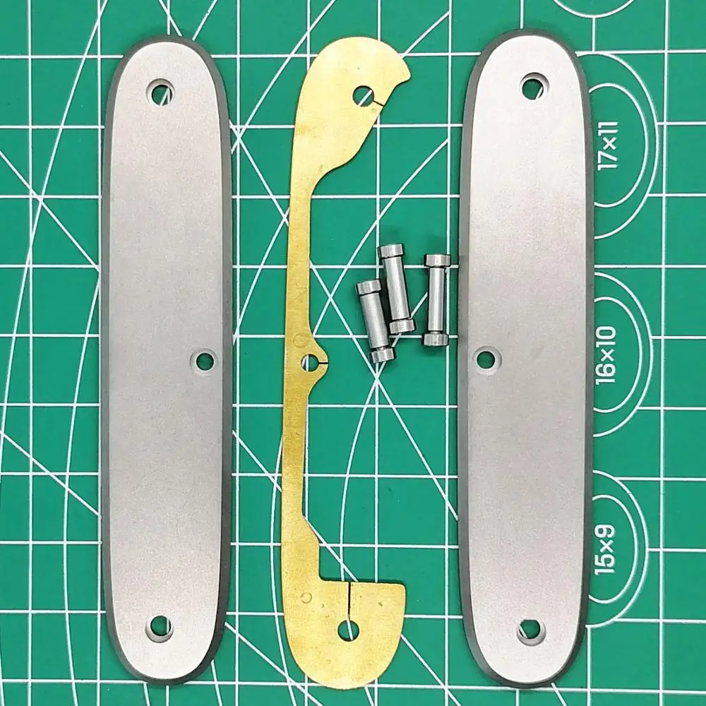 Custom Made Titanium Alloy TC4 Scales for 93mm Victorinox Swiss Army Knife