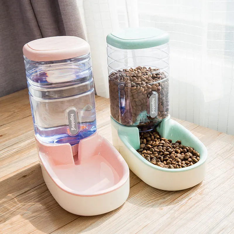 

Cat Automatic Feeder Dog Drinker Water Dispenser Feed Water Drinker Artifact Hanging Teddy Pet Supplies