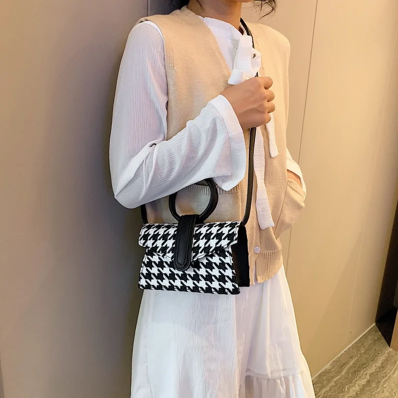 

New Arrival Bag Women's Thousands of Birds One-Shoulder Diagonal Bag 2019 Korean-style Versitile Fashion Western Style Circular