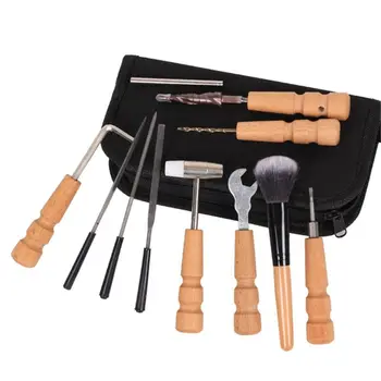 

13 Pcs/Pack Guitar Repairing Maintenance Kit Guitar Ukulele Violin Convenient Repair Tool Set for Music String Instrument