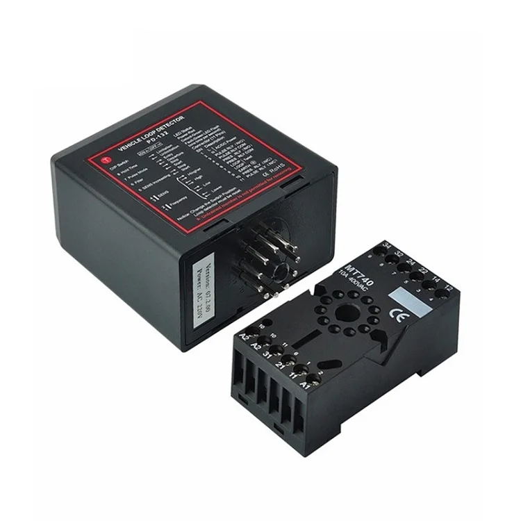 220V Single way Inductive Vehicle Single Loop Detector PD132 vehicle inspection device For Intelligent Car Parking Lot System (4)