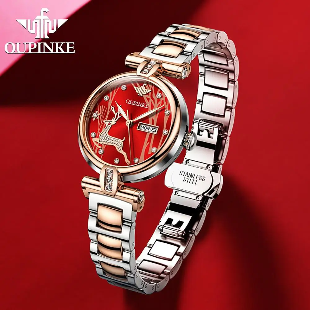 

Women's automatic mechanical wristwatch luxury brand ladies designer fashion watch female clock