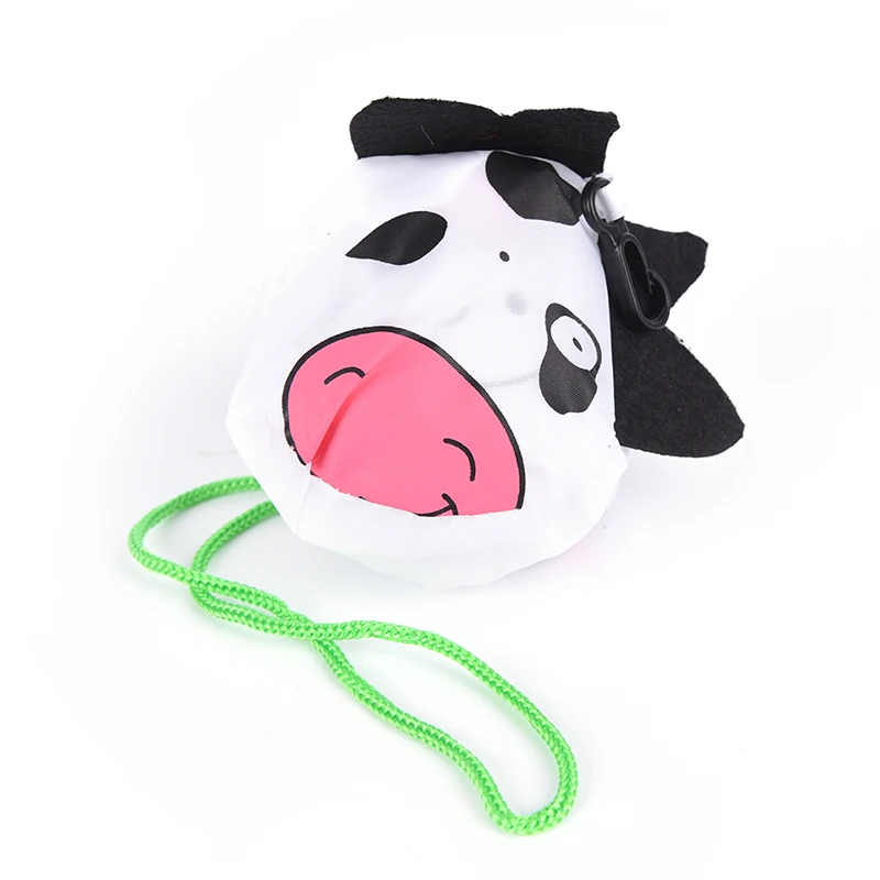 cow Многоразовая сумка-мешок через плечо сумка-тоут сумки складные сумки - Цвет: cow