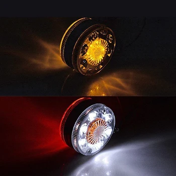 

24v Truck LED Double Face Turn Signal Brake Light Trailer Pedestal Fender Lamp