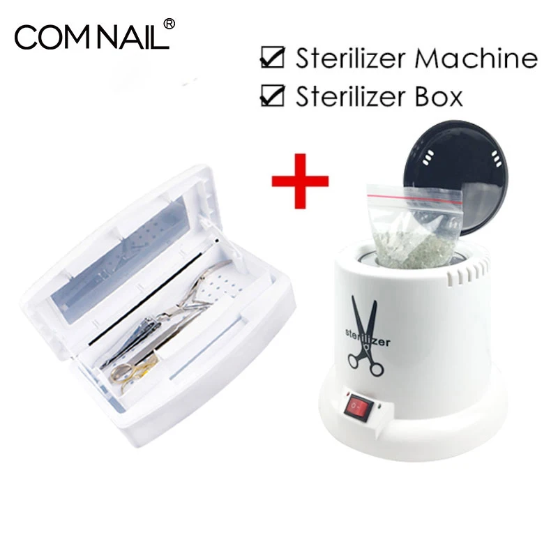Sterilizer Set Быстрая из России стерилизатор для ногтей высокая температура машина коробка стеклянный шар дезинфицирующие маникюрные инструменты - Цвет: Sterilizer Set