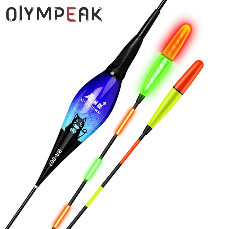 JSWANG Automatic Fishing Floats Portable Float Device Tube and Bobbers for Adults Tackle Tools Professional Marker Buoys