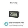 Mini Black Digital LCD Temperature Humidity Indoor Room Humidity Meter Thermometer Hygrometer Temperature Sensor Humidity ► Photo 3/6