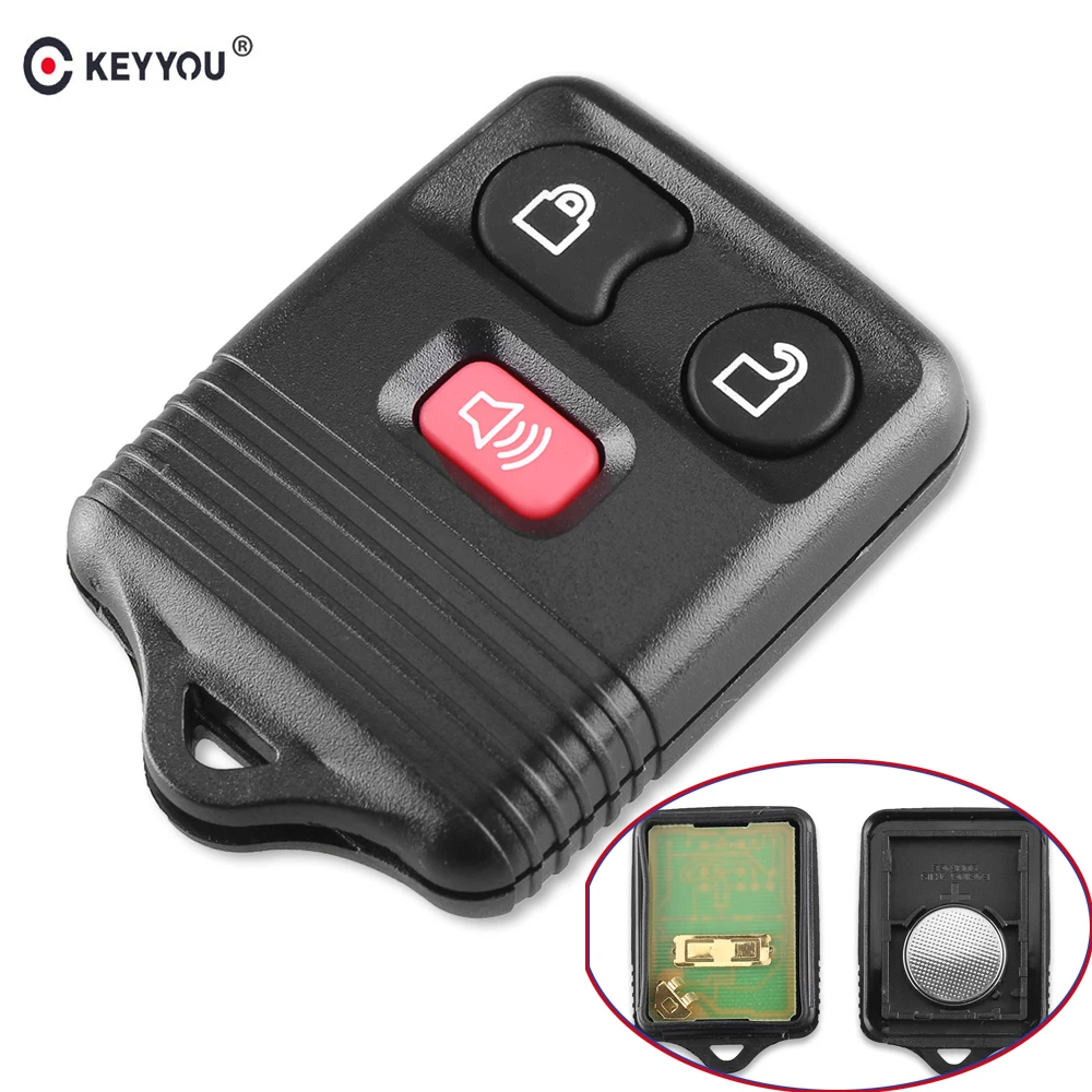 

KEYYOU Remote Control Car Key 315MHZ 3 Buttons Fit For Ford Town Edge Escape Keyless Entry Car Key Fob Clicker Transmitter