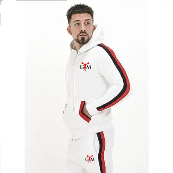 

New fashion men's suit zipper hoodie + pants suit men's sportswear men's casual slim sportswear men's brand sweatshirt clothing