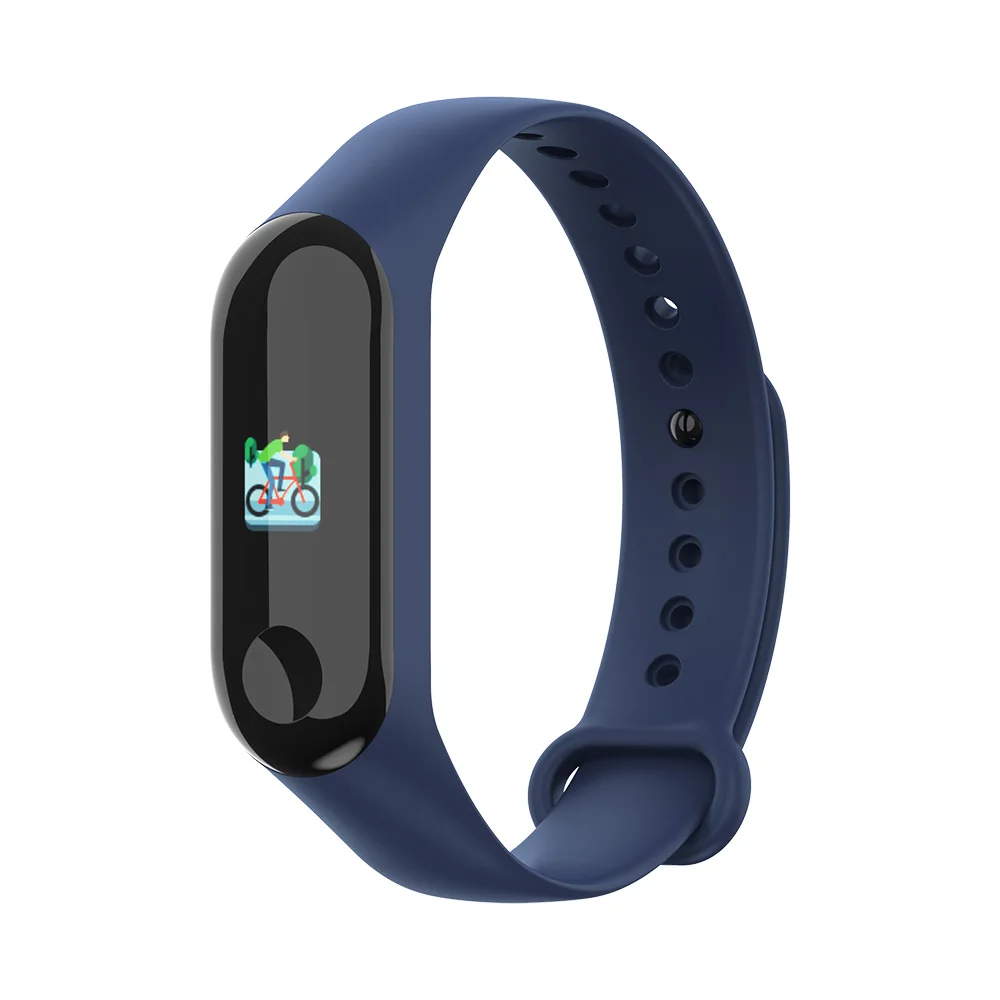 ANFOOS Спортивный Браслет Водонепроницаемый Smartband Bluetooth фитнес-браслет монитор сердечного ритма шагомер смарт-браслет для Android iOS - Цвет: Синий