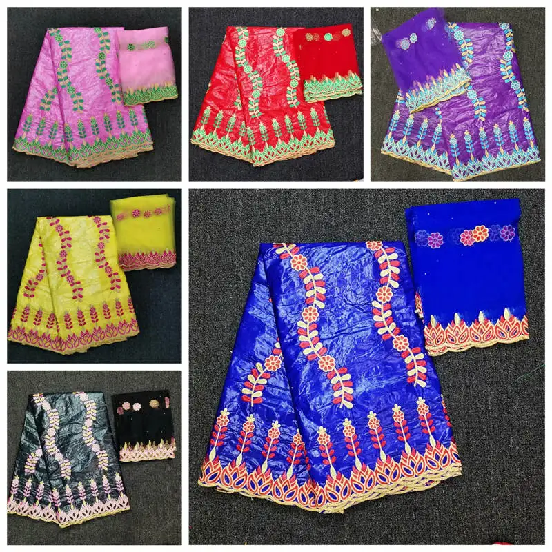 

HL!Bazin riche fabric brode high quality Bazin African fabrics 2019 Bazin riche embroidered for dress ! J101301