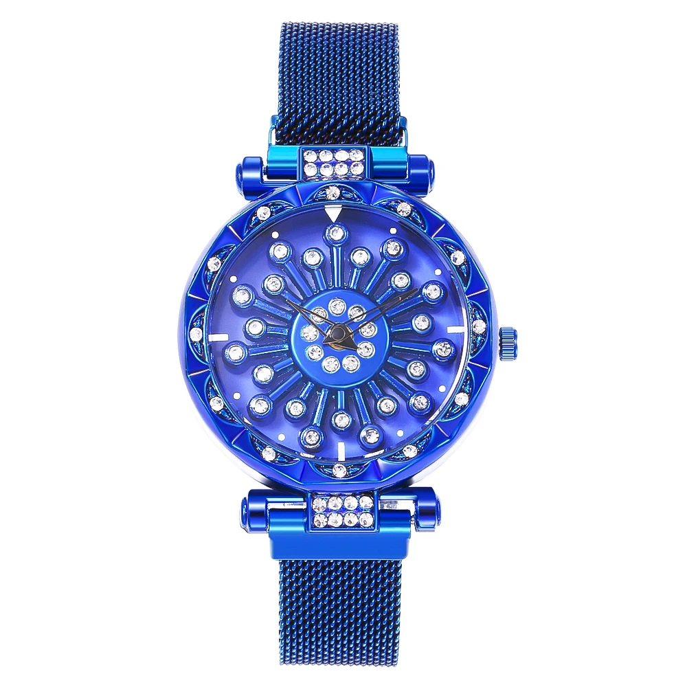 

Mesh Magnet Buckle Star Quartz Watch Milan Belt Top Brand Creative Ladies Alloy Clock Reloj Mujer Relogio Feminino Zegarek