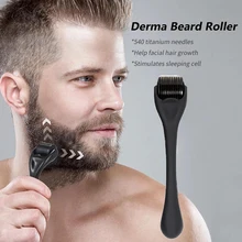 

DRS 540 Beard Derma Roller Titanium for Hair Growth Mesoroller Face Machine Skin Care Microniddle Needle Roller Microneedling