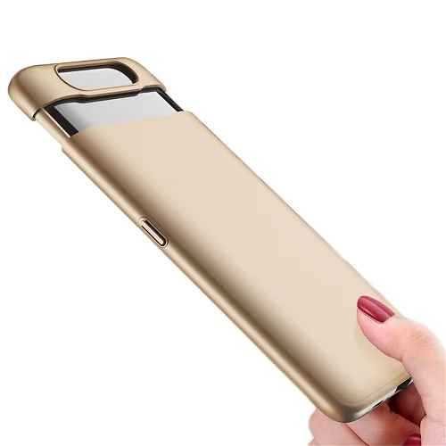 Золотой ПК Жесткий для Samsung Galaxy A80 ударостойкая гибридная Броня 3 в 1 Жесткий Чехол для ПК полное покрытие противоударный защитный тонкий чехол для телефона - Цвет: Золотой