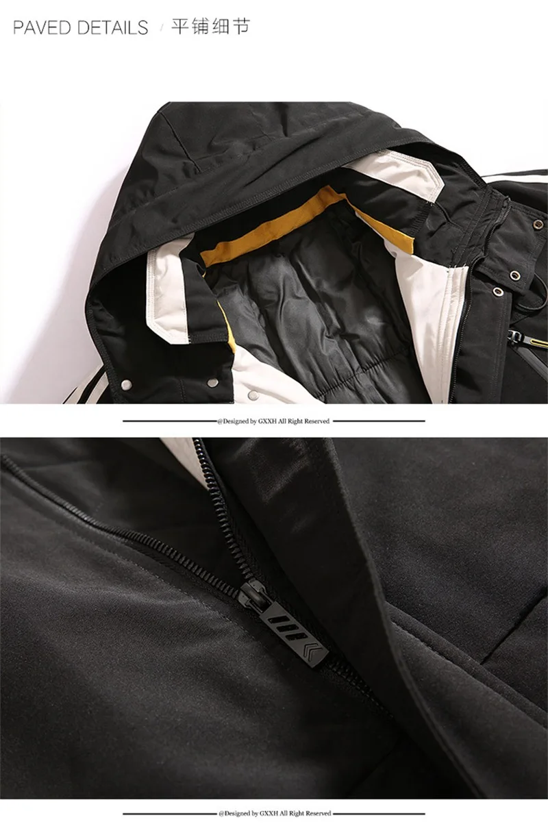Fat Tide/брендовая мужская зимняя свободная хлопковая куртка с капюшоном большого размера, длинная куртка, плюс удобрение для увеличения 130 кг, хлопок, cl