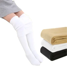 Хлопковые плюшевые колготки; брюки для гимнастики; колготки; женские Чулочно-носочные изделия; утолщенные теплые танцевальные леггинсы для девочек