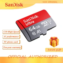 SanDisk – carte micro SD, 32 go/64 go/128 go/256 go/go, SDXC, classe 10, 80 mo/s, TF