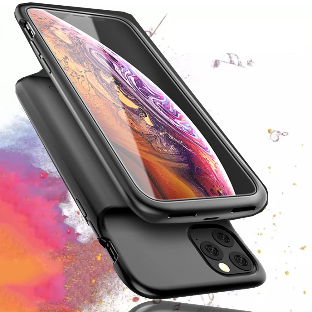 Чехол для аккумулятора для iphone 11 Pro Max 4800/5000 mah, зарядное устройство для iphone 11, внешняя задняя упаковка, чехол для зарядного устройства