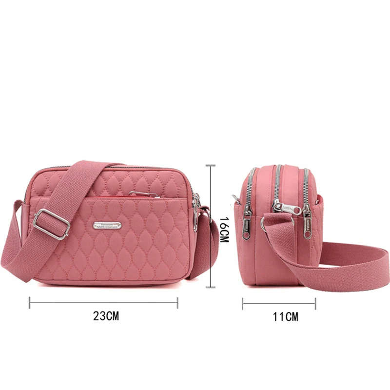 Women's Messenger Bags Waterproof Nylon Shoulder Totes High Quality Small Handbag Female Travel Crossbody Bags Top-handle Bags