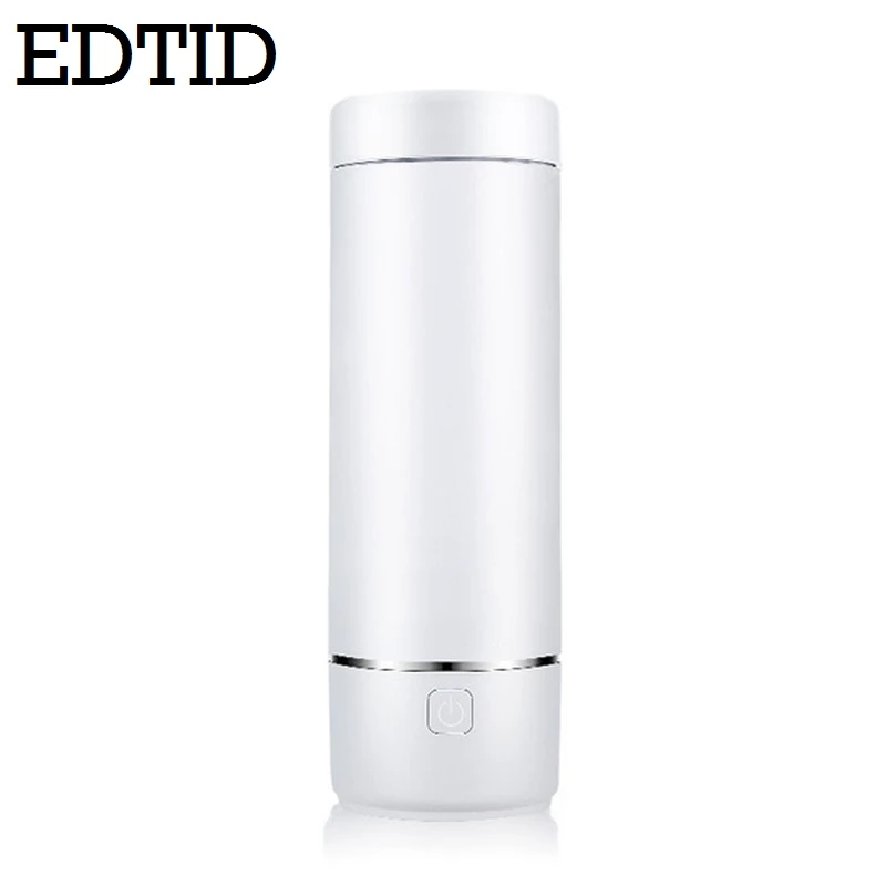 Single lid EDTID, мини электрический чайник, тепловой бойлер для горячей воды, бытовой, для путешествий, нержавеющая сталь, чай, кофе, молоко, кипячение, чашка, портативный чайник - Цвет: Single lid