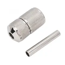 Захват машины татуировки 25 мм нержавеющая сталь самоблокирующиеся профессиональные противоскользящие татуировки принадлежности для тела художественные инструменты аксессуары