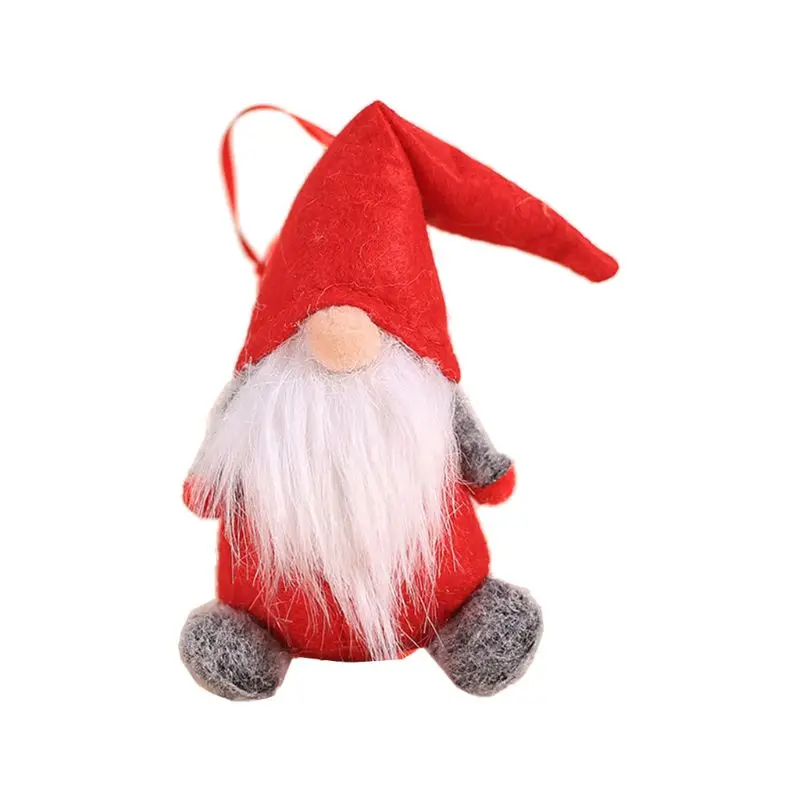 Веселая Рождественская шляпа со звездой, Шведский Санта-гном, плюшевые куклы, украшения ручной работы, игрушки эльфа, праздничные вечерние украшения для дома, 94 шт - Цвет: 2