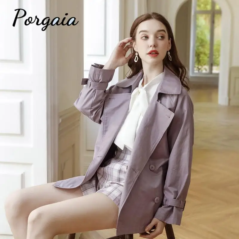 

Fashion Autumn Women Solid Blazers & Jackets Lady Suit Work Office Slim Double Breasted Business Female Blazer Coat Talever