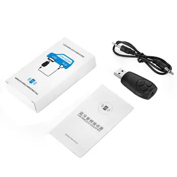 

Wireless USB V4.2 Receiver Adapter ABS USB key hands-free talking TF card Hands-free MIC For Smartphones 1 set