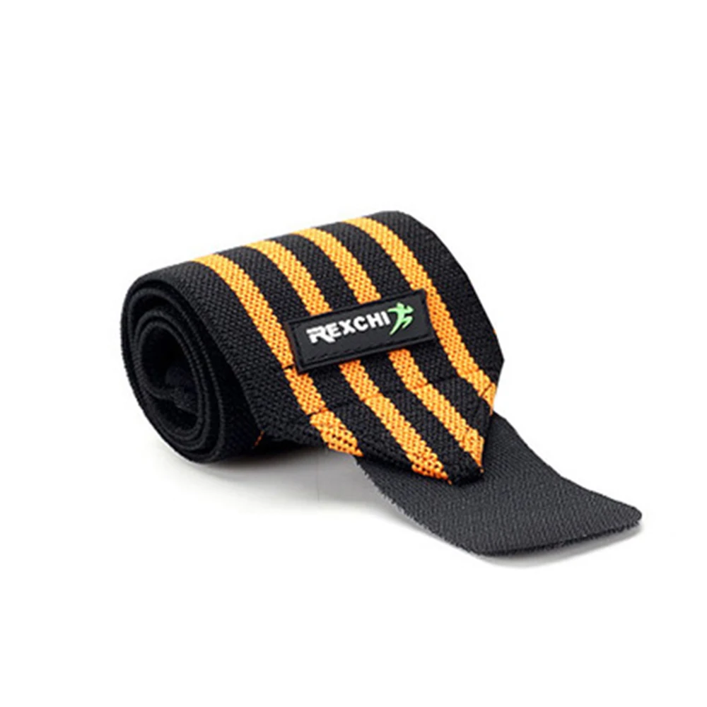 Orange FDBRO 1Pic гимнастический фитнес тяжелая атлетика нарукавники Powerlifting напульсник поддержка эластичные бинты для запястья бандаж повязка для спортивной безопасности - Цвет: Orange