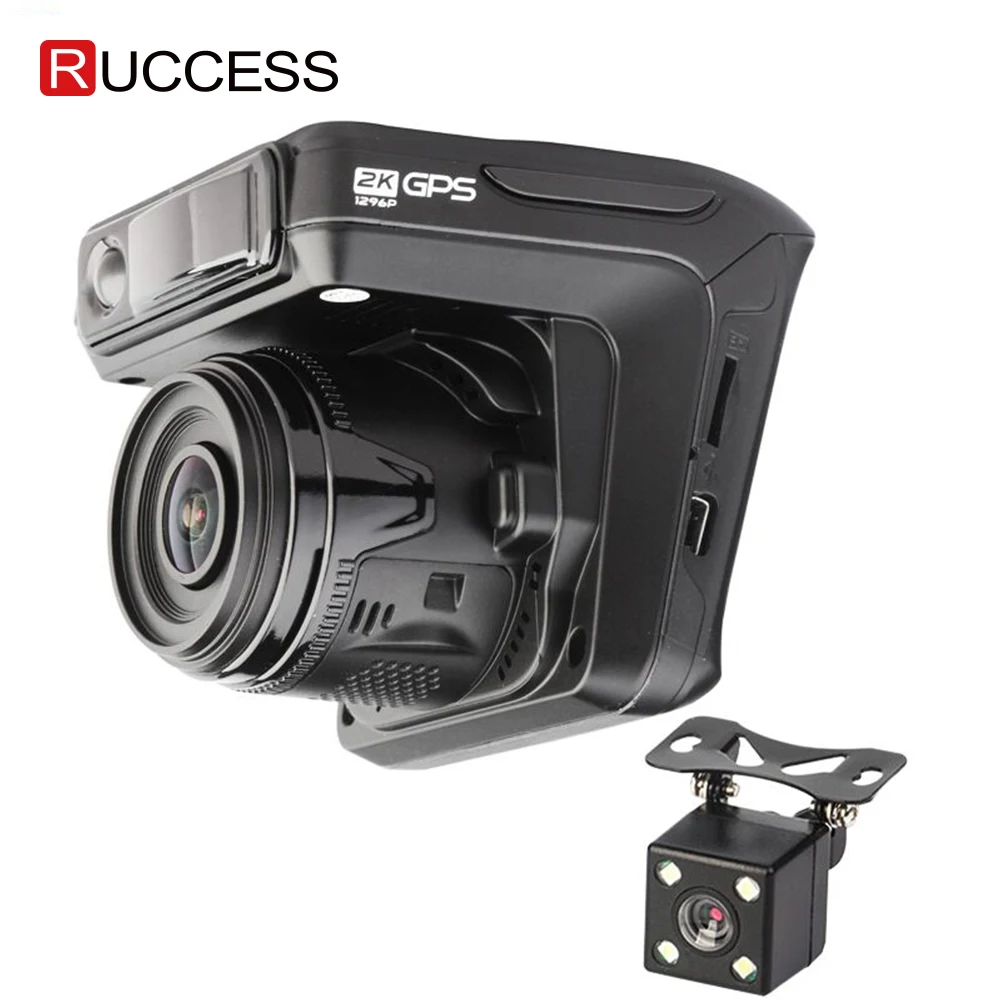 Видеорегистратор Ruccess 3 в 1 с радар детектором и GPS Full HD 1080P 1296P|Видеорегистраторы| |