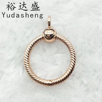 

Rose letter O charm, handmade, serpentine chain style Fit Original Charm