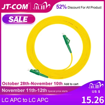 

LC APC to LC APC Simplex 2.0mm 3.0mm PVC Single Mode Fiber Patch Cable Fiber Optic Patch Cord