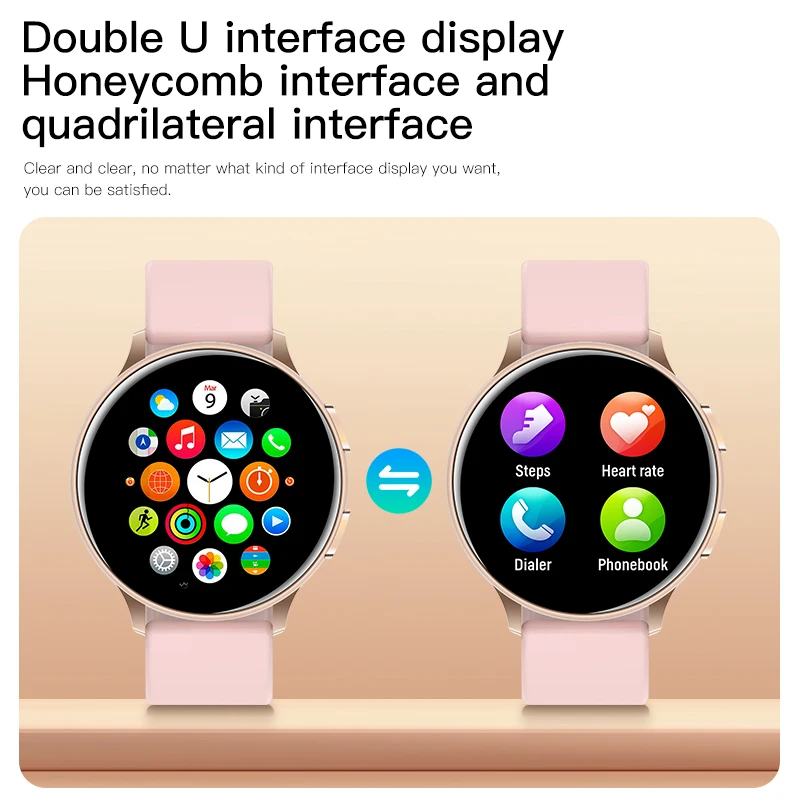 C10 Smartwatch Women Blood Pressure Monitor Fitness Trackers Bluetooth Call  Waterproof Sport Round Smart Watch For Android Ios - Smart Watches -  AliExpress