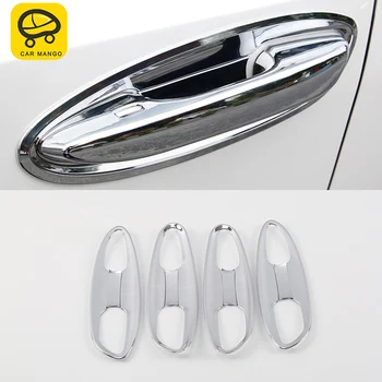 

CARMANGO for Lexus ES 2018 2019 ES200 ES300 ES260 Car Door Bowl Door Wrist Cover Trim Frame Sticker Chrome Exterior Accessories