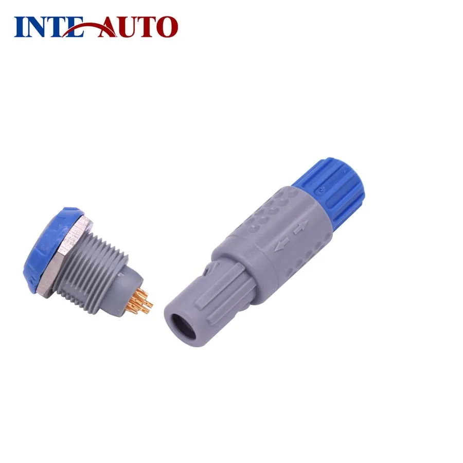 Inteauto M14 1p Series 8 Pins Medical Electrical Connectors Male Plug  Female Receptacle Soldering Contacts Quick Connect Type - Connectors -  AliExpress