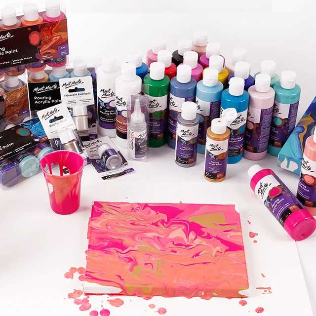 120/240ML 1Piece Pigment Acrylic Paint Set Fluid Paint Acrylic Canvases