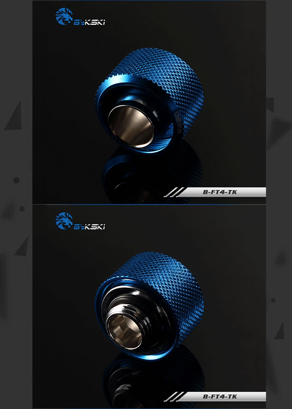 Bykski B-FT4-TK, 1/" ID* 6/8" OD 13x19 мм Мягкая трубка фитинги, G1/" фитинги для мягких труб